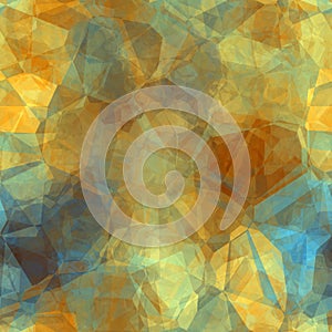 Seamless triangular polygonal pattern