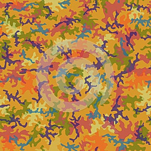 Seamless Trippy Camo Pattern