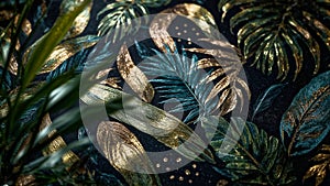 Exotic Palm Leaf Pattern