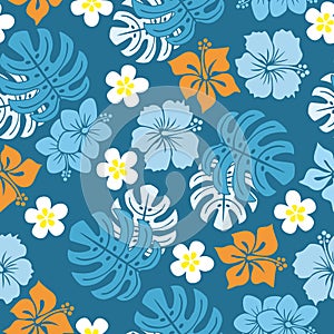 Seamless tropical pattern