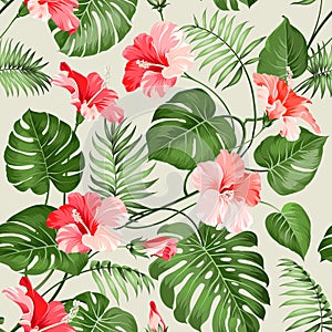 Seamless tropical pattern