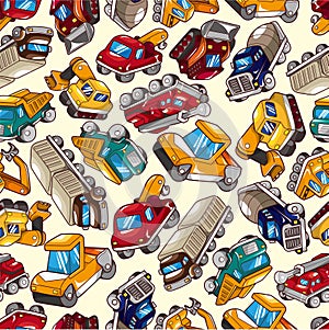 Seamless truck pattern