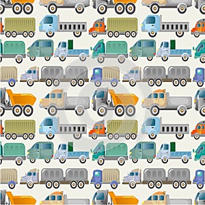 Seamless truck pattern