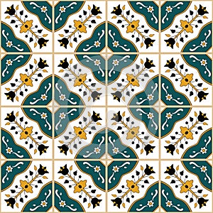 Seamless tunisian style pattern