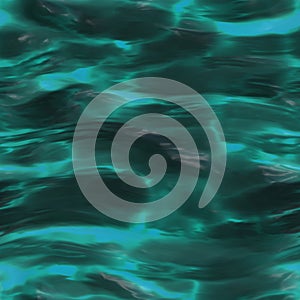 Seamless turquoise water pattern