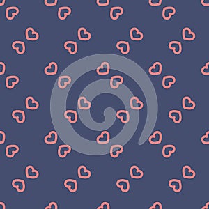 Seamless valentine Love Heart Pattern