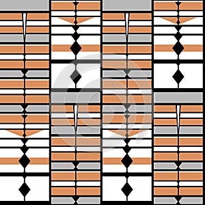 Seamless vector abstract of lines geometry pattern