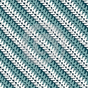 Seamless vector abstract pattern with diagonal knit like stripes