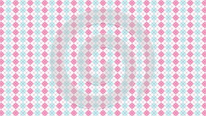 Seamless Vector Argyle Pattern Background Pastel Pink Blue Diamonds