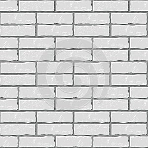 Seamless vector background of the brick wall