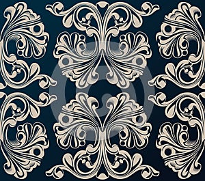 Seamless vector background. Medieval Ornament