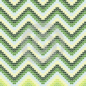 Pattern with zigzag lines