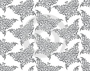 Seamless vector creative butterfly pattern design