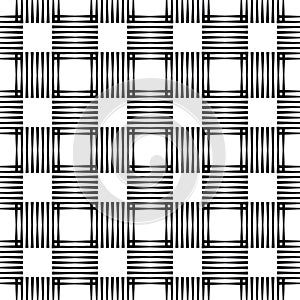 Seamless vector crosshatch pattern, seamless checkered, plaid pattern