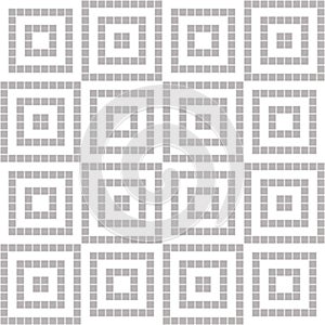 Seamless vector decorative geometric pattern. ethnic endless background with ornamental decorative elements with traditional etnic