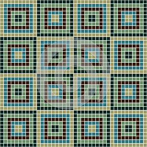 Seamless vector decorative geometric pattern. ethnic endless background with ornamental decorative elements with traditional etnic