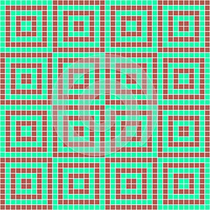 Seamless vector decorative geometric pattern. ethnic endless background with ornamental decorative elements with traditional etnic