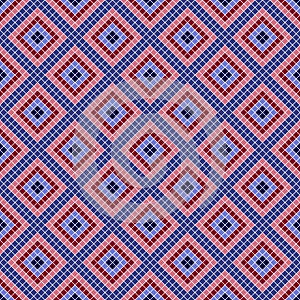 Seamless vector decorative geometric pattern. ethnic endless background with ornamental decorative elements with traditional etnic