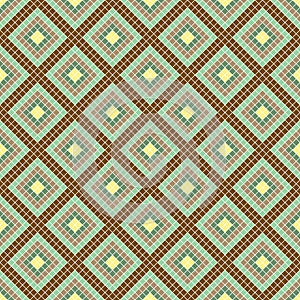 Seamless vector decorative geometric pattern. ethnic endless background with ornamental decorative elements with traditional etnic