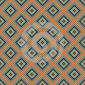 Seamless vector decorative geometric pattern. ethnic endless background with ornamental decorative elements with traditional etnic