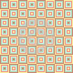 Seamless vector decorative geometric pattern. ethnic endless background with ornamental decorative elements with traditional etnic