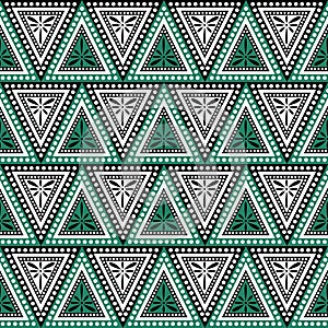 Seamless vector decorative hand drawn pattern. ethnic endless background with ornamental decorative elements with traditional