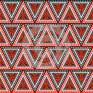 Seamless vector decorative hand drawn pattern. ethnic endless background with ornamental decorative elements with traditional