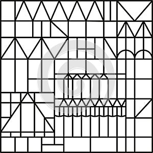 Vector illustration. of colored ornament seamless pattern.