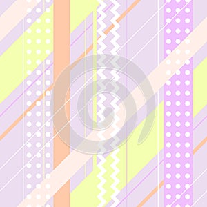 Seamless vector geometrical pattern