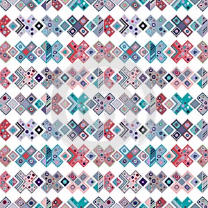 Seamless vector geometrical pattern, hand drawn decorative elements. Graphic design, drawing illustration. Print for fabric,