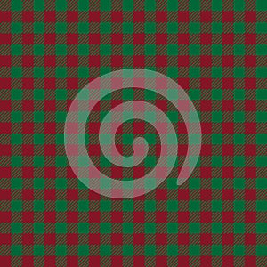 Seamless vector green and red scottish background.