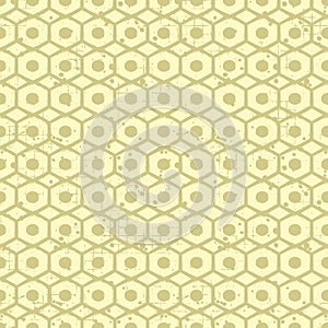 Seamless vector grunge pattern. Creative geometric background with nut. Grunge texture with attrition, cracks and ambrosia.
