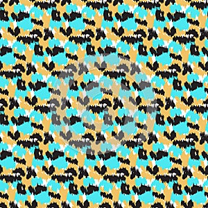 Seamless vector leopard pattern