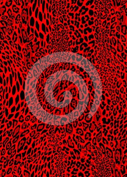 Seamless vector leopard pattern