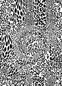 Seamless vector leopard pattern
