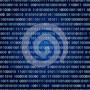 Seamless vector pattern of digits