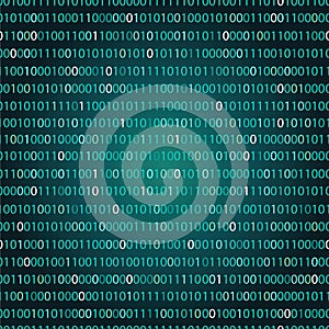 Seamless vector pattern of digits