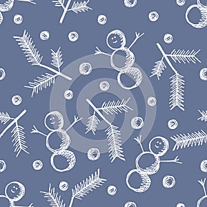 Seamless vector pattern, graphic illustration