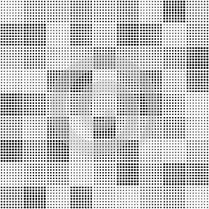 Seamless vector pattern - point squares