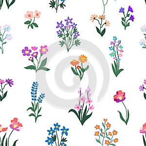 Seamless vector pattern in repeat.