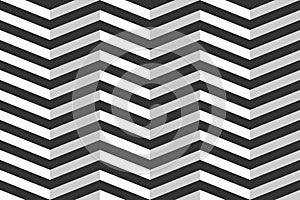 Seamless vector pattern. Triangular waves - zigzags.