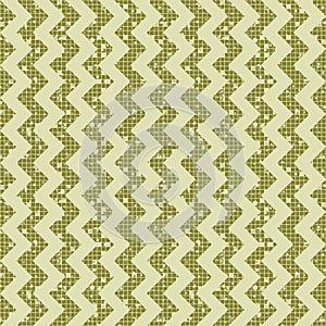 Seamless vector striped pattern. Geometric background with zigzag. Grunge texture with attrition, cracks and ambrosia. Old style v