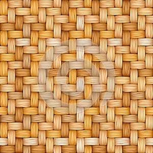 Seamless vector texture of weaving of motley straw