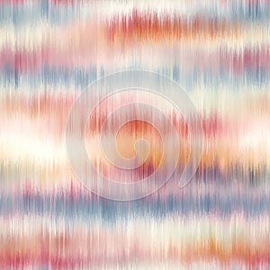 Seamless vector tie dye multicolor bleeding stripe pattern for surface print photo