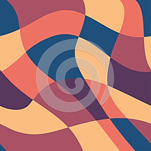 Seamless vector wallpaper distorted grid