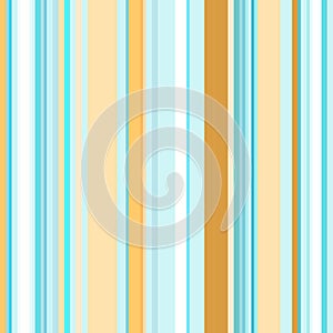 Seamless vertical stripes print in the colors of the sea beach. Summer pattern, a combination of white, turquoise blue, moderately photo