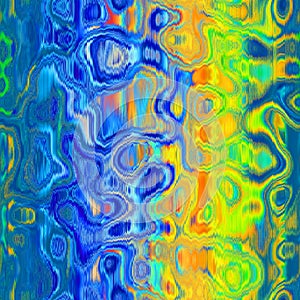 Seamless vibrant rainbow painted texture. Bold psychedelic neon artistic background. Washed crayon scribble imperfect