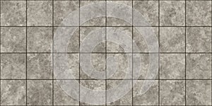 Seamless vintage cottagecore brown sandstone marble tiles background texture