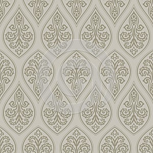 Seamless vintage damask wallpaper design