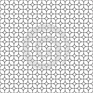 Seamless vintage geometric lattice trellis pattern